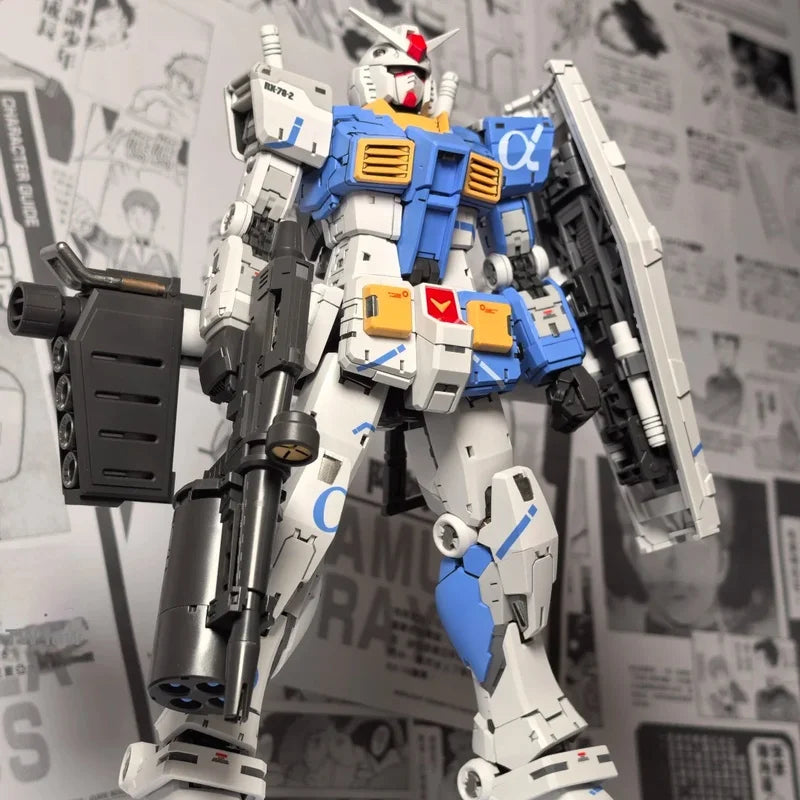 【IN STOCK】FAT CAT Model RX-78-2 2.0 MG 1/100 Assembly Model Kit Special RG Enlarged Version Action Figure Plastic Model Toy