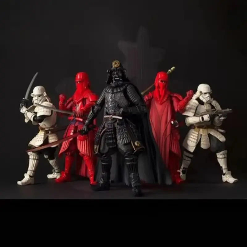 16cm Anime Figure Samurai Taisho Death Armor Darth Vader Maul Boba Fett Akazonae Royal Guard Taikoyaku Stormtrooper Action Figur