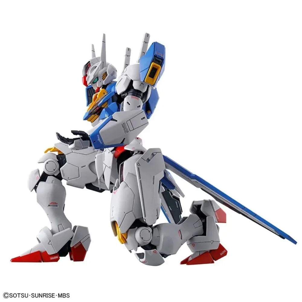 Bandai Original 1/100 FULL MECHANICS FM The Witch from Mercury AERIAL GUNDAM Anime Action Figure Assembly Model Kit Toy Gifts