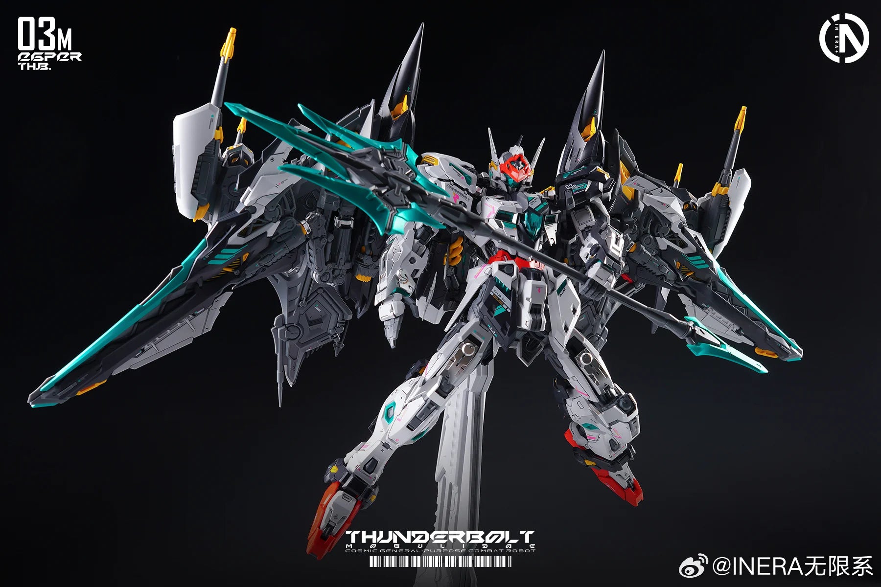 IN ERA + THUNDERBOLT MOBULIDAE 1/100 MG Assembly Model Kit Ver Special RMD Color Collection Action Figures Model TOY