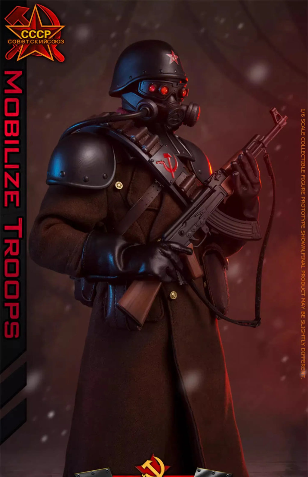 FLAGSET FS-73046 1/6 Soldier Red Alert Soviet Mobilize Troops Full Fet 12'' Action Figure Model Toy In Stock