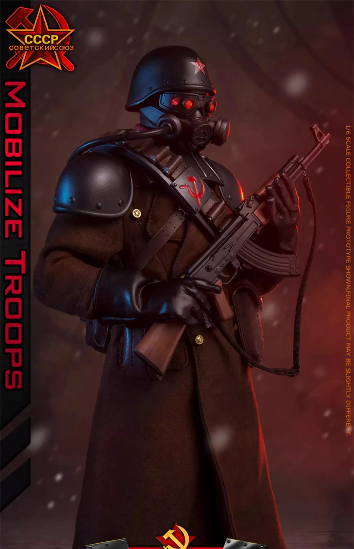 FLAGSET FS-73046 1/6 Soldier Red Alert Soviet Mobilize Troops Full Fet 12'' Action Figure Model Toy In Stock