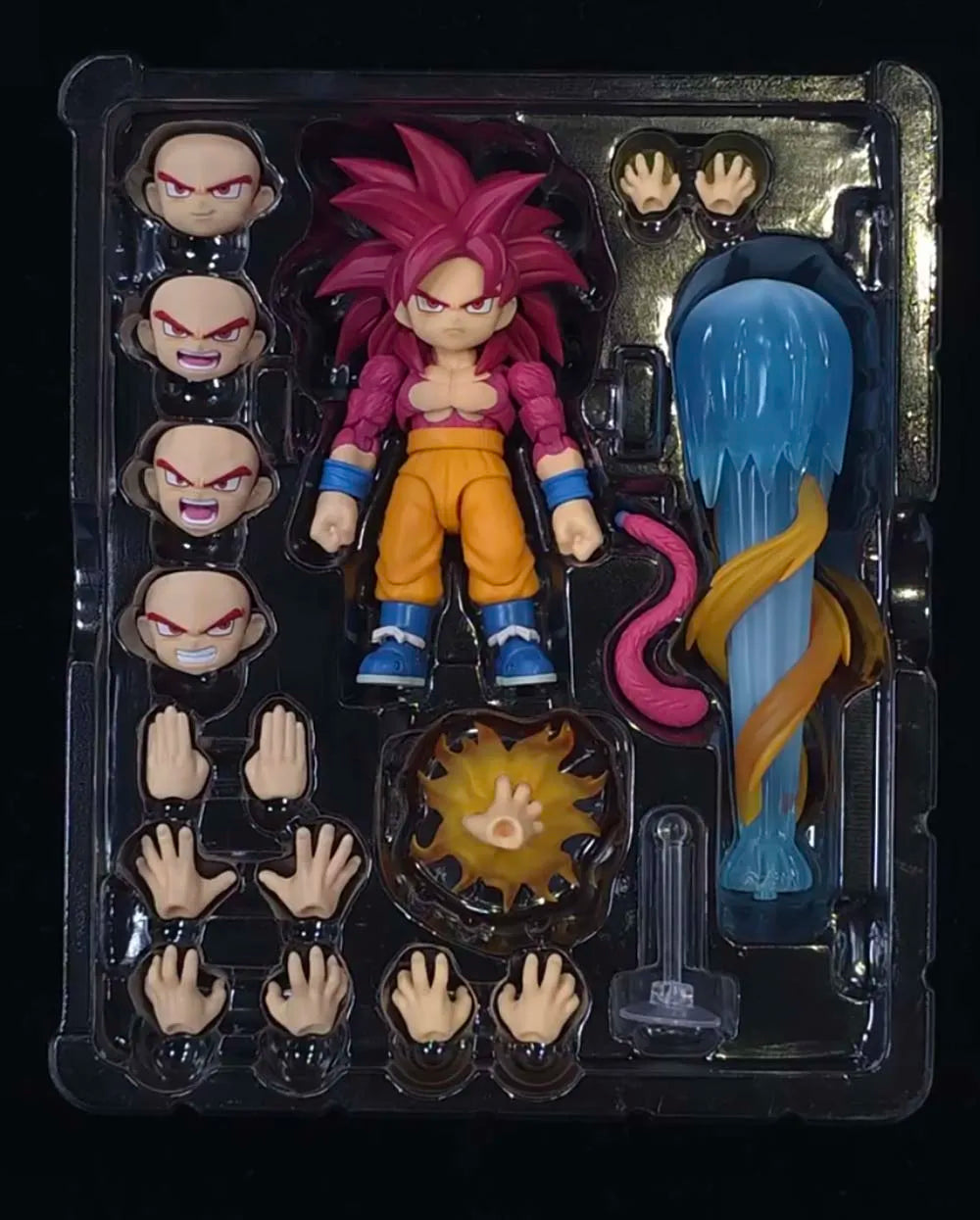 In stock Bandai Dragon Ball DAIMA S.H.Figuarts Super Saiyan 4 Son Goku (Mini) -DAIMA Figures Anime Model Genuine Boxed Toy Gift
