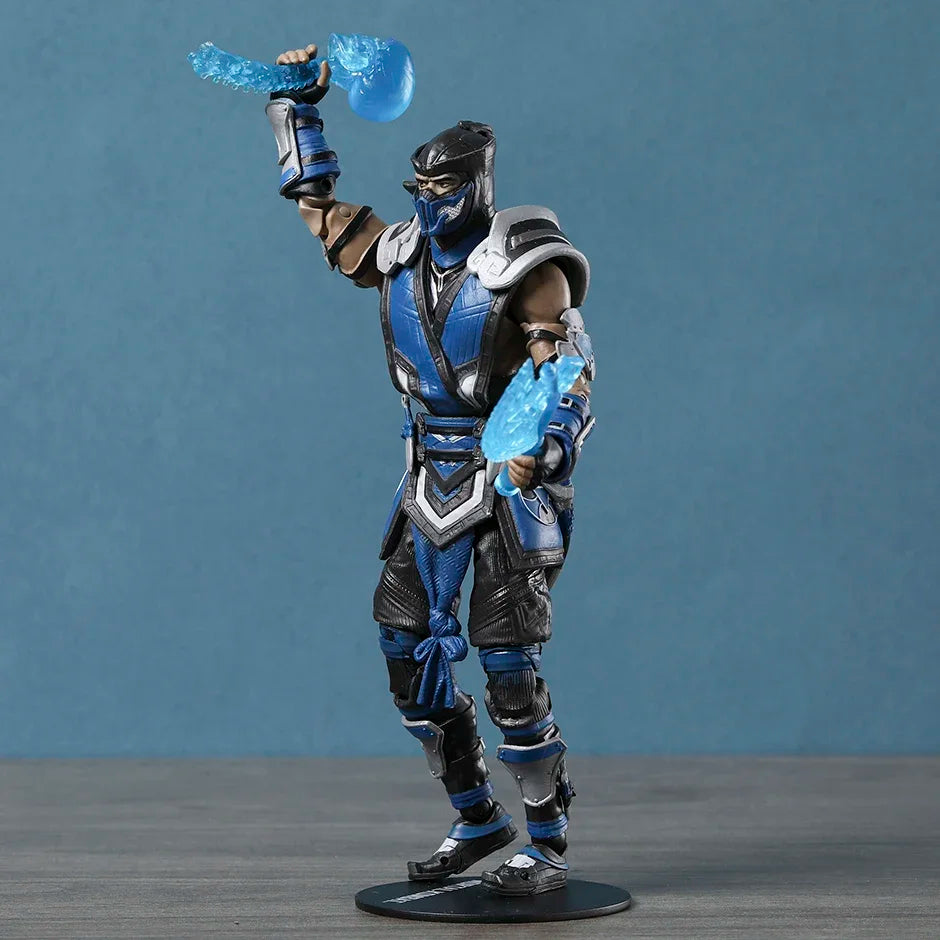 Scorpion Mortal Kombat 7" Series 1 Sub Zero / Scorpion Exclusive Movie Film Action Figure Toy Doll Model