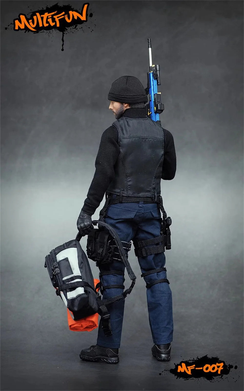1/6 MULTIFUN MF007 Man Zone Agents The Special Area Dress Suit Weapon Kit Toys Model No Head No Body For 12" DAM DID COO Action
