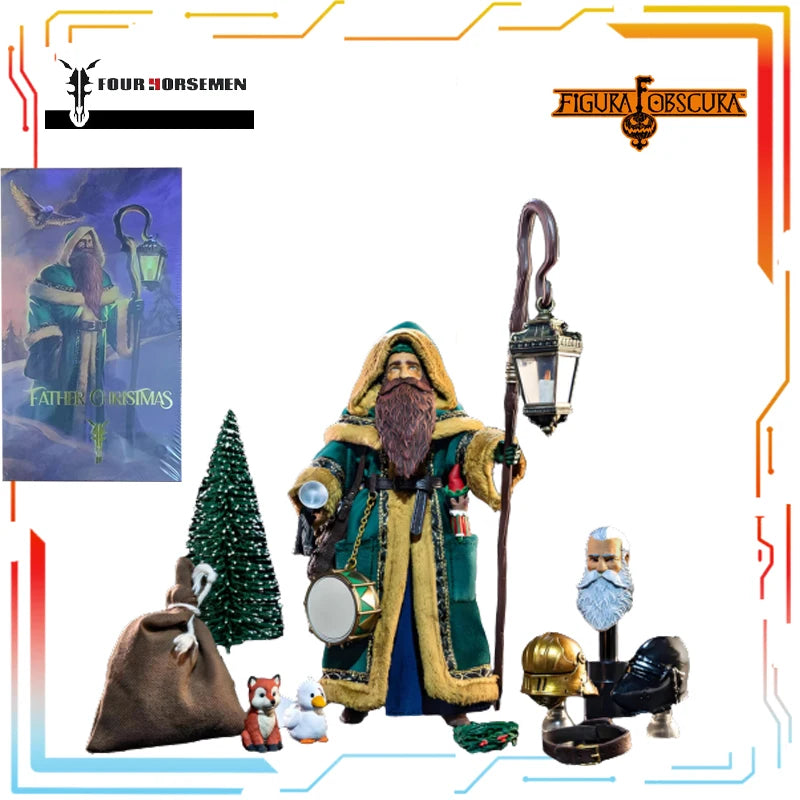 Four Horsemen Studios 1/12 finished product movable Figura Obscura Anubis/Santa Claus/Buster/Frankenstein/Ganesh character model