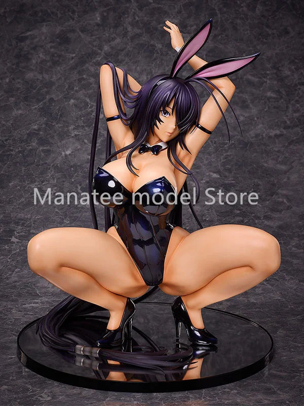 FREEing Original Shin Ikkitousen Unchou Kan-u Bare Leg Bunny Ver. 2nd 1/4 PVC Action Figure Anime Model Toys Collection Gift