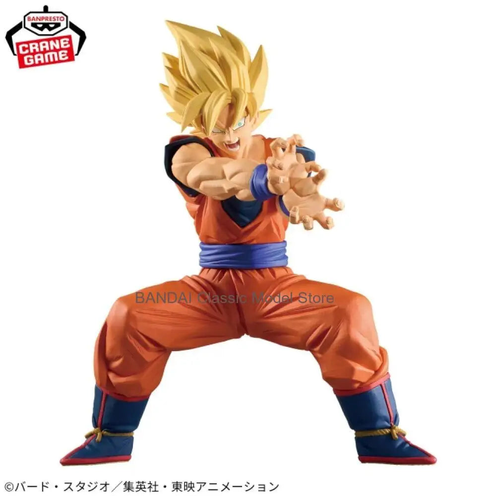 Original Genuine Model Banpresto Grandista Dragon Ball Z 25cm Son Goku II Figure Anime Figurine Toys Gifts Collections for Kids