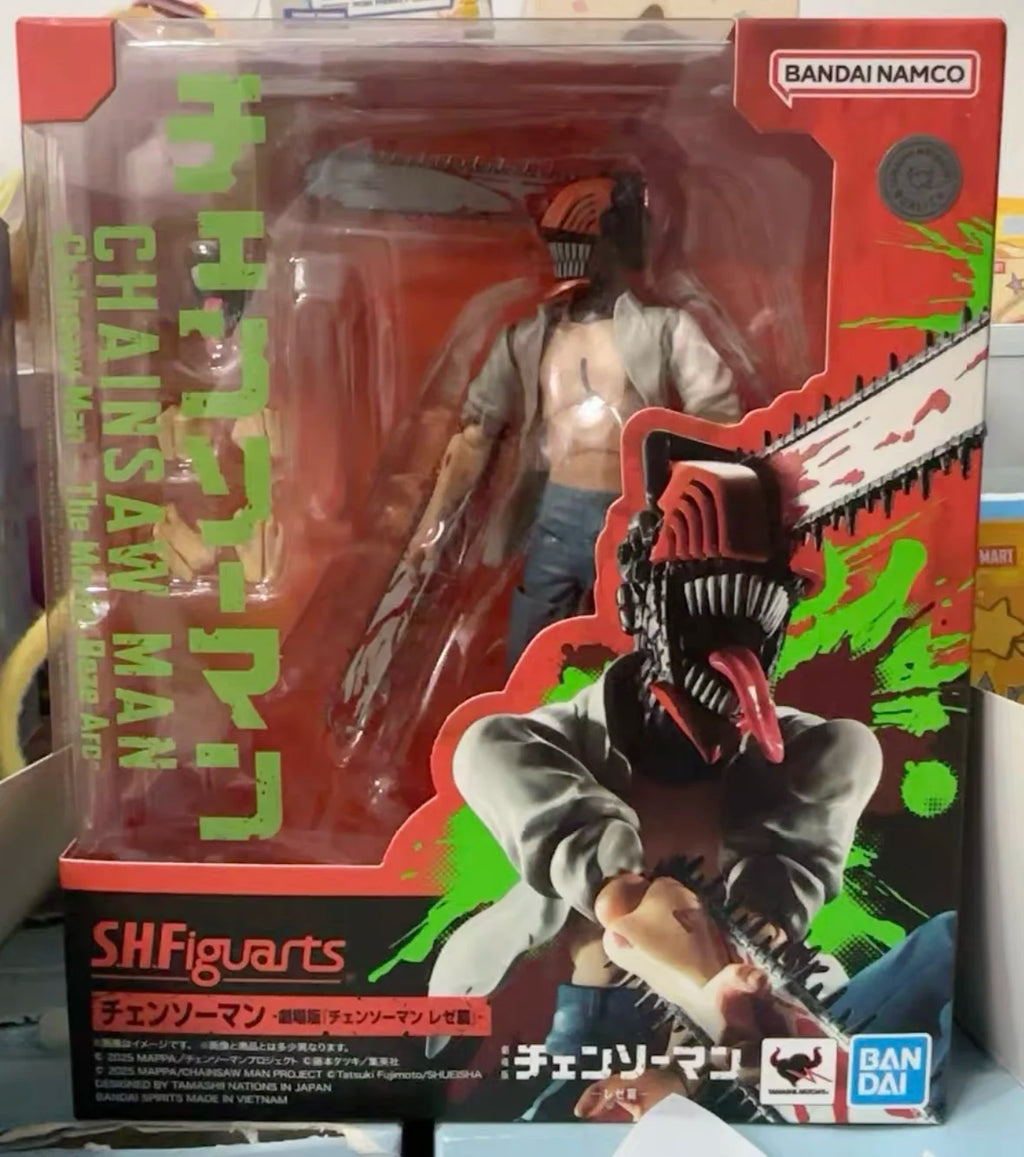 Officially Licensed BANDAI SHFiguarts Chainsaw Man The Movie Reze Arc Figure Anime Action Model Toy