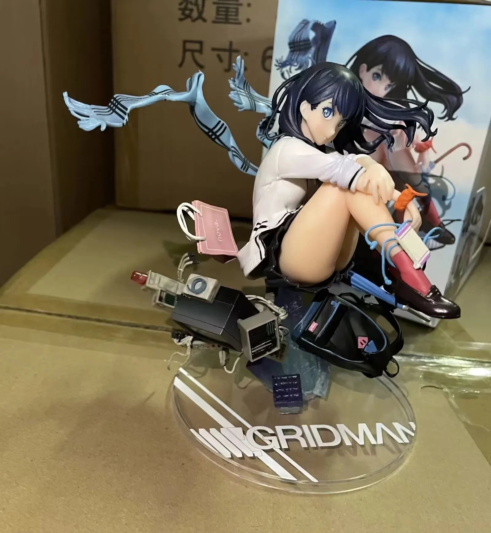 18 см Skytube фигурка SSSS.GRIDMAN Akane Shinjou Rikka Takarada аниме момиче PVC екшън фигурка играчка статуя колекционерски модел кукла