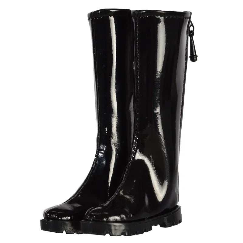 1/6 Scale Sexy Leather Fat Shoes Sandal Women Wedges High Heels Shoes Model for TBLeague Phicen S28A 29B S38A S39B S42 S43 Body