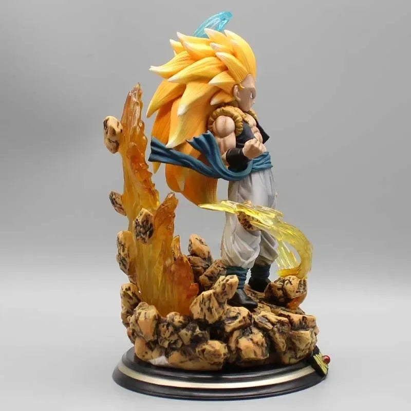 Dragon Ball Z Gotenks Figuren Sjj3 Gotenks Anime Figuren Super Saiyajin Gk Statue Figur 22cm Pvc Modell Puppe Sammlerstück Spielzeug Gif