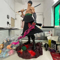 73cm One Piece Anime Figure Roronoa Zoro Statue Collection Action Figurine Gift Collection Statue Children Gift Toys Model Doll