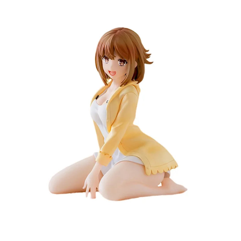 Liesa Lin Anime Figure Male Gift Beautiful Girl Car Decoration Static PVC Model Toy from Japan for Adult Collectors