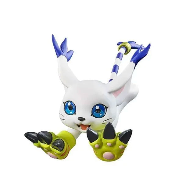 In Stock Bandai Megahouse DATA Anime Digimon Gabumon Tailmon Agumon Original Figure Model Collectible Decoration Ornament Gift