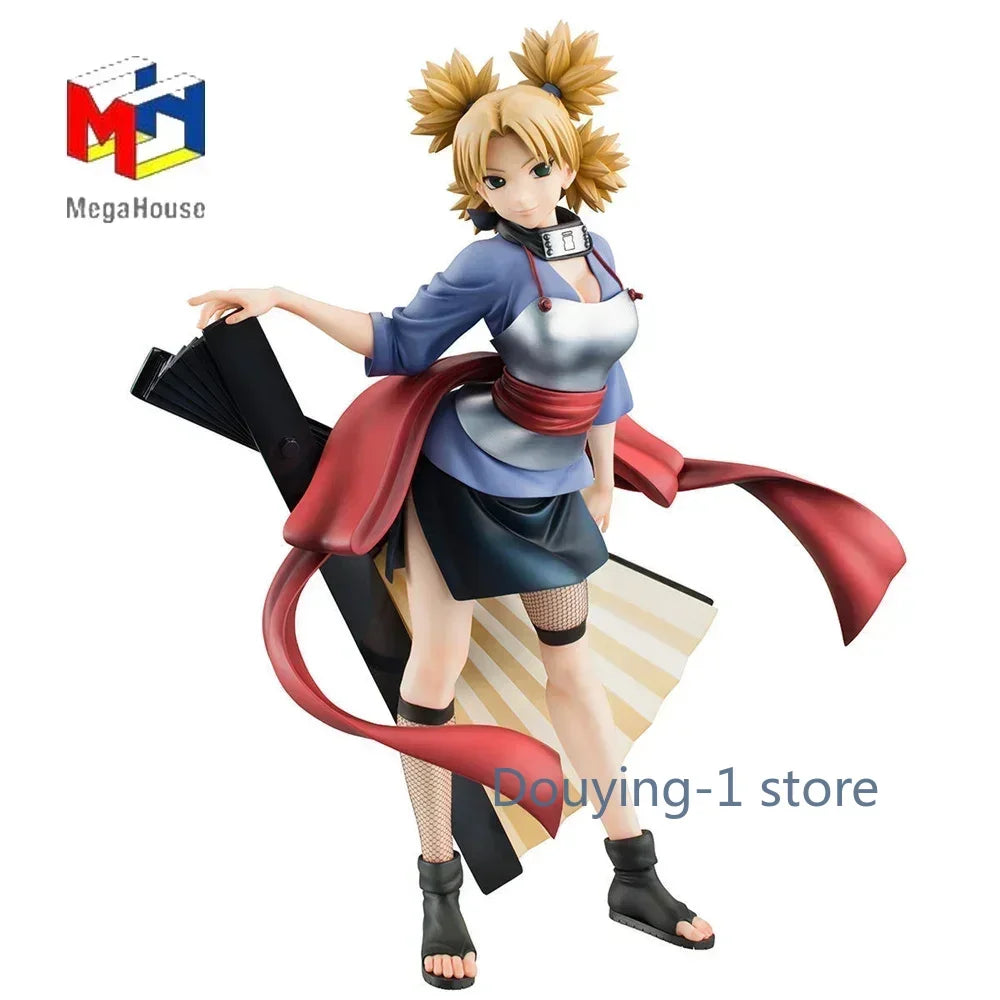 Naruto Nara Temari Original Boxed Megahouse G E M Collection Model Toy