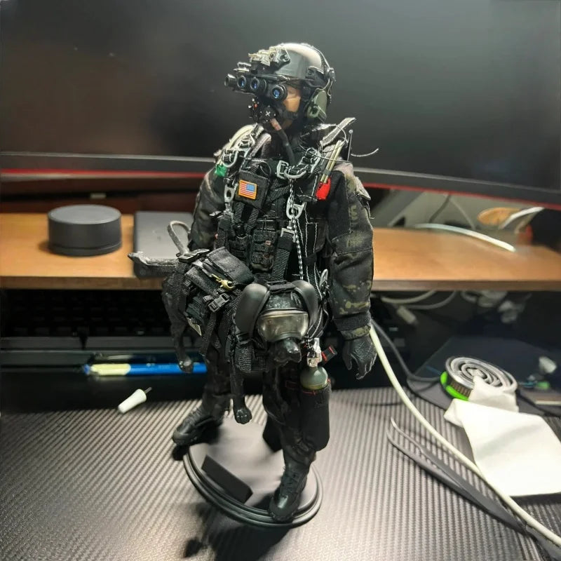 M013 Mini Times Toys 1/6 Soldier SEAL Team Navy Special Forces With Dog 12'' Action Figure Model Toy In Stock