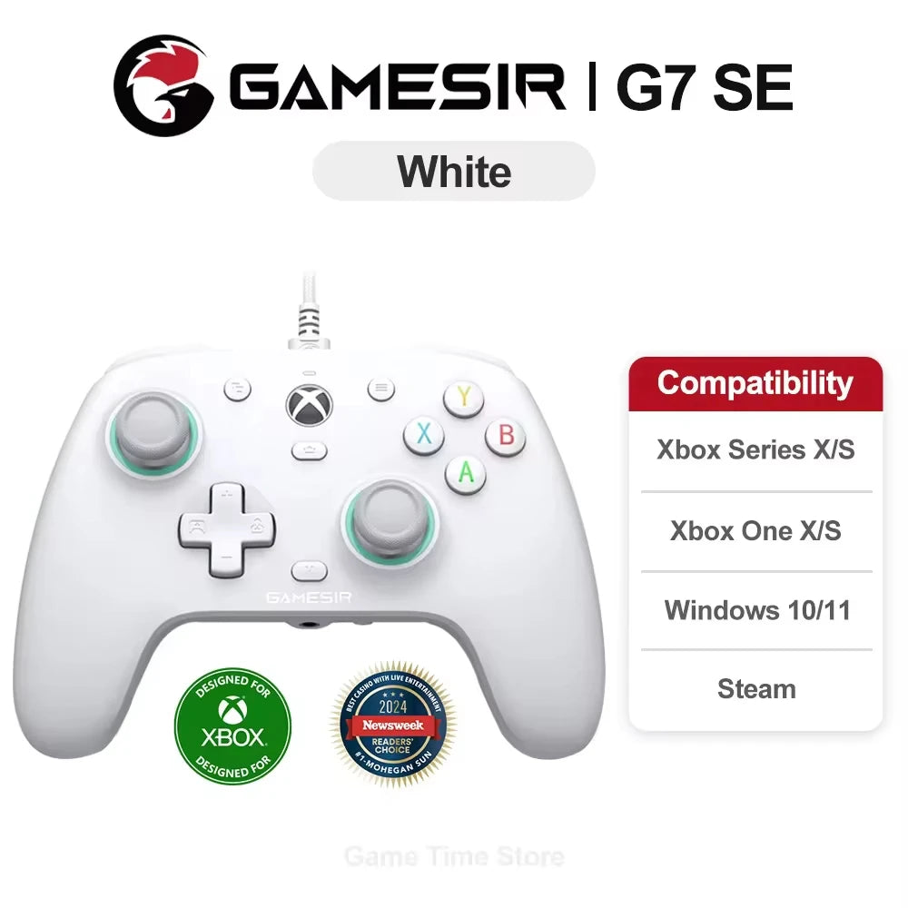 New Color GameSir G7 SE Xbox Wired Gamepad Gaming Controller Blue Purple with Hall Effect Joystick for Xbox X S One