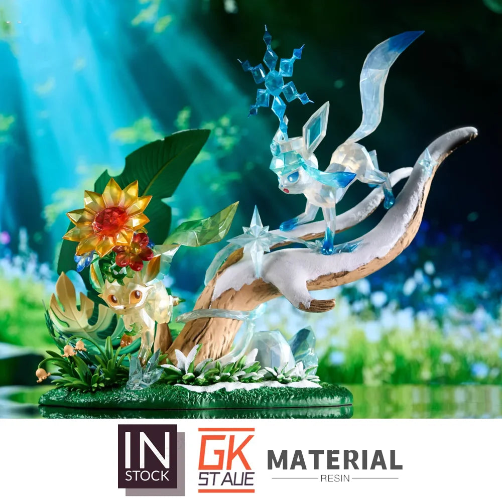 [In Stock] GKStatue [RUBY] – Terastal Leafeon & Glaceon Huge Split2