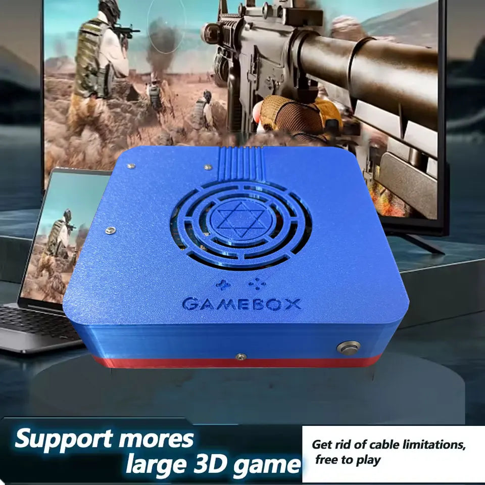 GD10 Dual System Retro Game Console I3-3110M | 1TB HDD 70,000+ Games | Support PS2 Wii PSP N64 | Plug & Play Wireless Controller