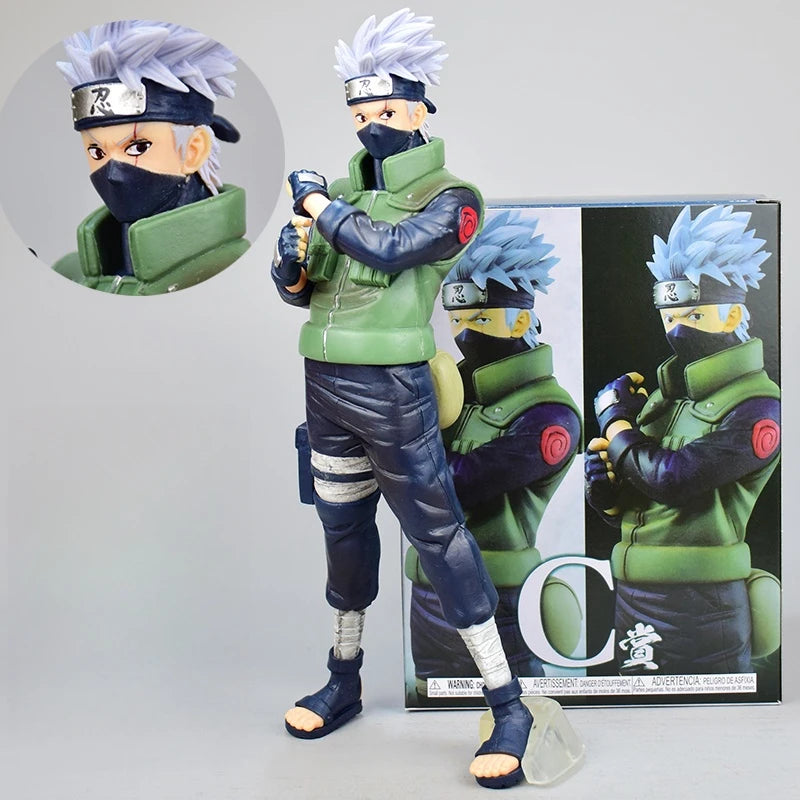 Naruto Anime Figure Kakashi Sasuke Action Figures Model Toy Doll Collectible Desktop Decoration PVC Figurine Children'S Gift