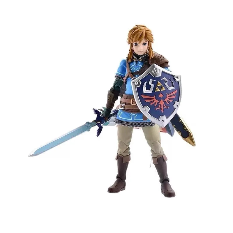 2025 new In Stock Figma626 Link The Legend Of Zelda: Tears Of The Kingdom Wild Breath Mobile Handheld Model Anime Toy