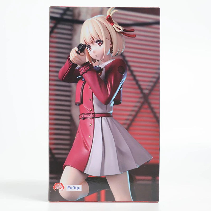 In Stock FuRyu Trio-Try-iT Lycoris Recoil Nishikigi Chisato Inoue Takina PVC 21CM Anime Action Figures Model Ornament Toy