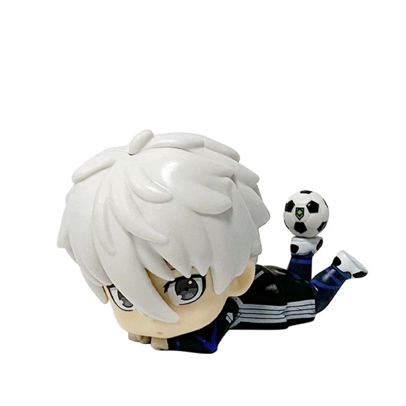 2026 New BLUE LOCK Action Figures Isagi Yoichi Nagi Seishiro Anime Figure Q Version Figurine PVC Collectible Model Kids Doll Toy
