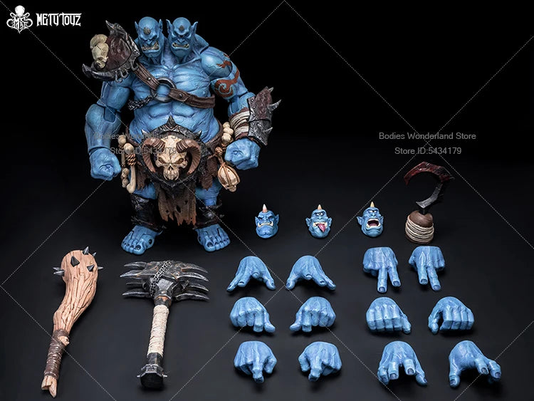 In Stock METYTOYZ 1/10 Scale Skull Crusher Cranial Crusher Adventurer World Ogre Warrior 25cm Action Figure Doll Collection