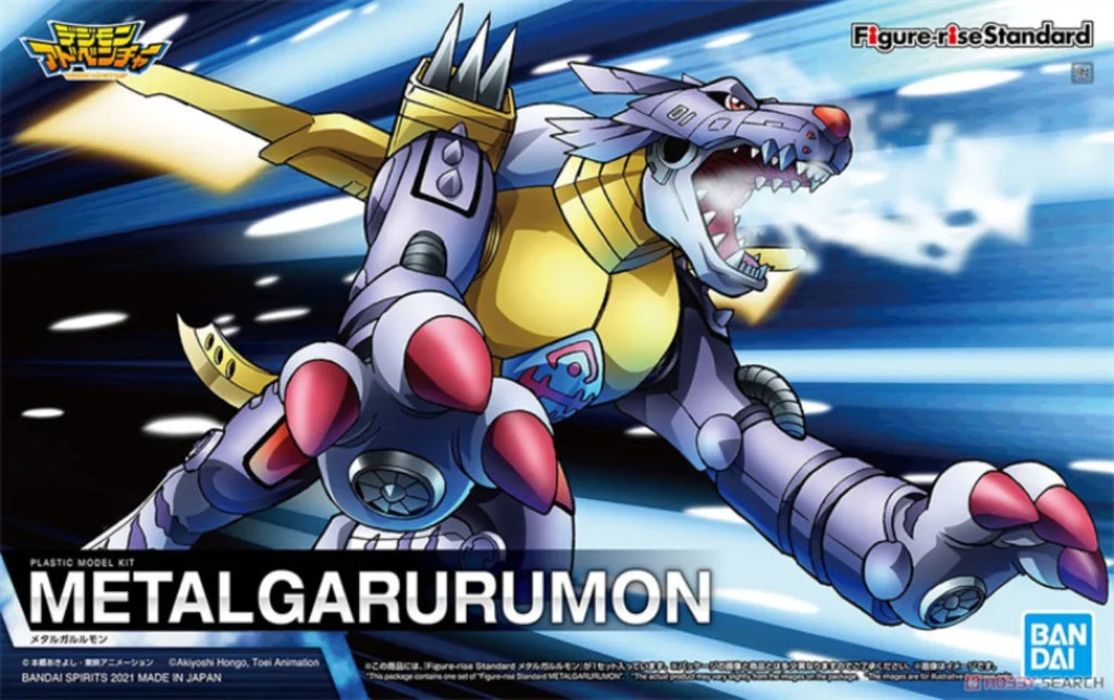 Spot Direct Delivery Bandai Original Digimon Adventure Anime Collectible Model FRS Greymon Garurumon Action Figure Toys For Kids