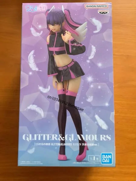In Stock Bandai 2.5 Dimensional Seduction RIRISA AMANO Lily Elu Ariel Anime Action Figures Model GLITTER & GLAMOURS Ornaments