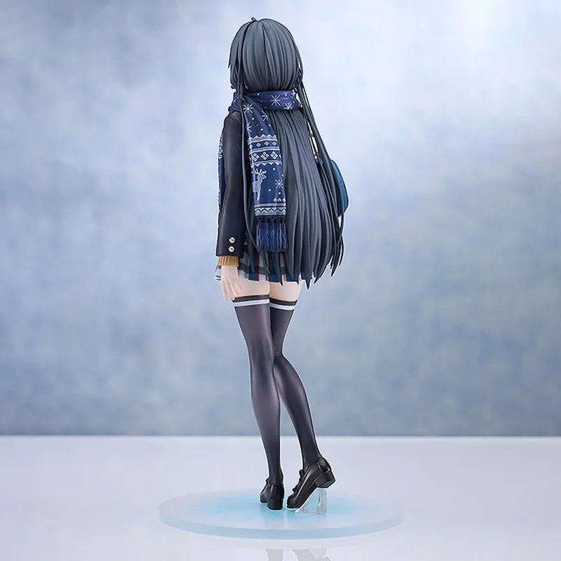 Love Story Scarf Yukino Anime Action Figure Standing Pose Car Decoration Kimono School Uniform Bishoujo Model Toy Festival Gifts