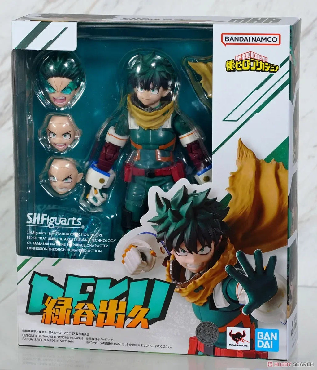 In Stock Bandai Original SHF My Hero Academia Katsuki Bakugo Anime Action Figure Model Fighter Model Toys Gifts For Collection