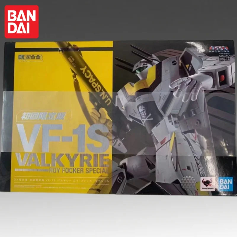 In Stock Bandai Original Banpresto The Super Dimension Fortress Macross Vf 1S Action Figure Model Doll Brand New Boxed