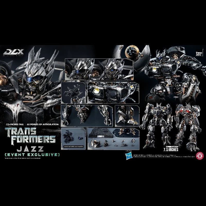 Pre-sale Transformed Toys Threezero 3Z09000W0 DLX Series Jazz Fan Hobbies Action Dolls Toys Collection Gifts
