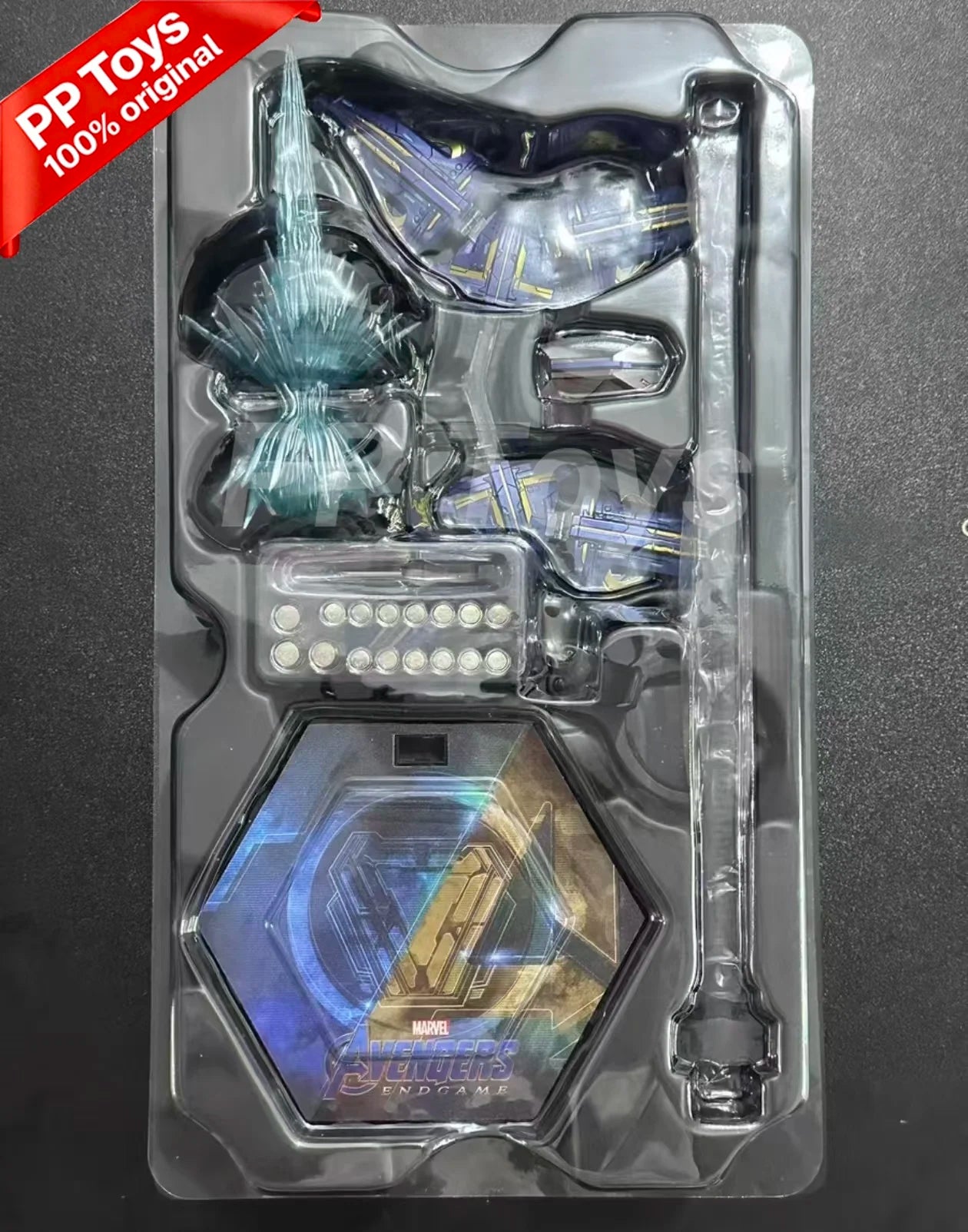 In Stock Genuine  HT MMS538D32 Marvel Avengers 4 Little Chili MK49 Action Figure Model Toys