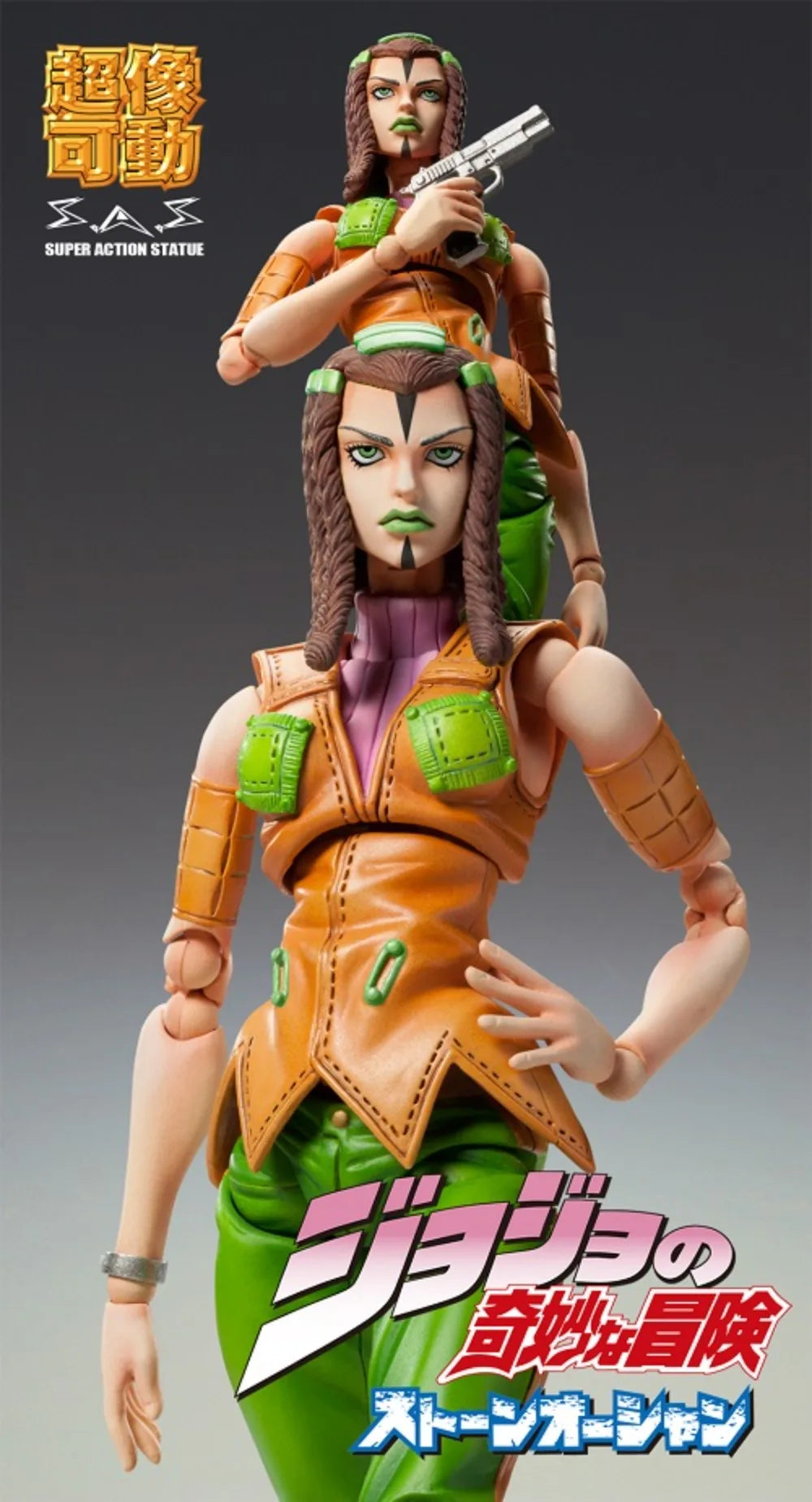 100% Original in Stock Action Figur Medicos Entertainment Jojo No Kimyou Na Bouken Ermes Costello Anime Character Action Figure