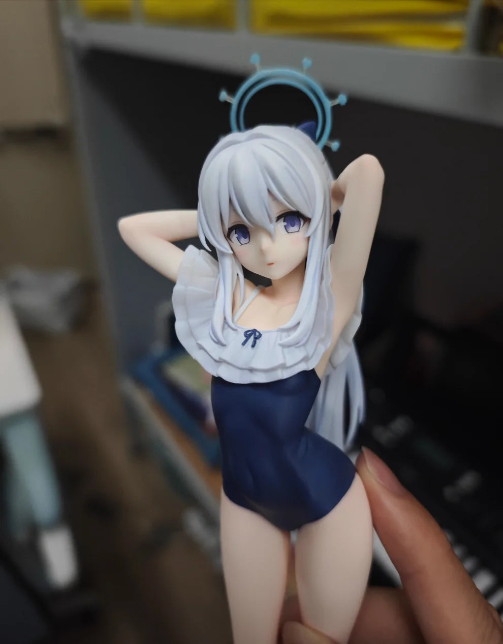 Blue Archive Scale Azur Lane Pola Seaside Coincidence Swimwear Tsukiyuki Miyako Game Anime Beautiful Girl Action Blue Archive