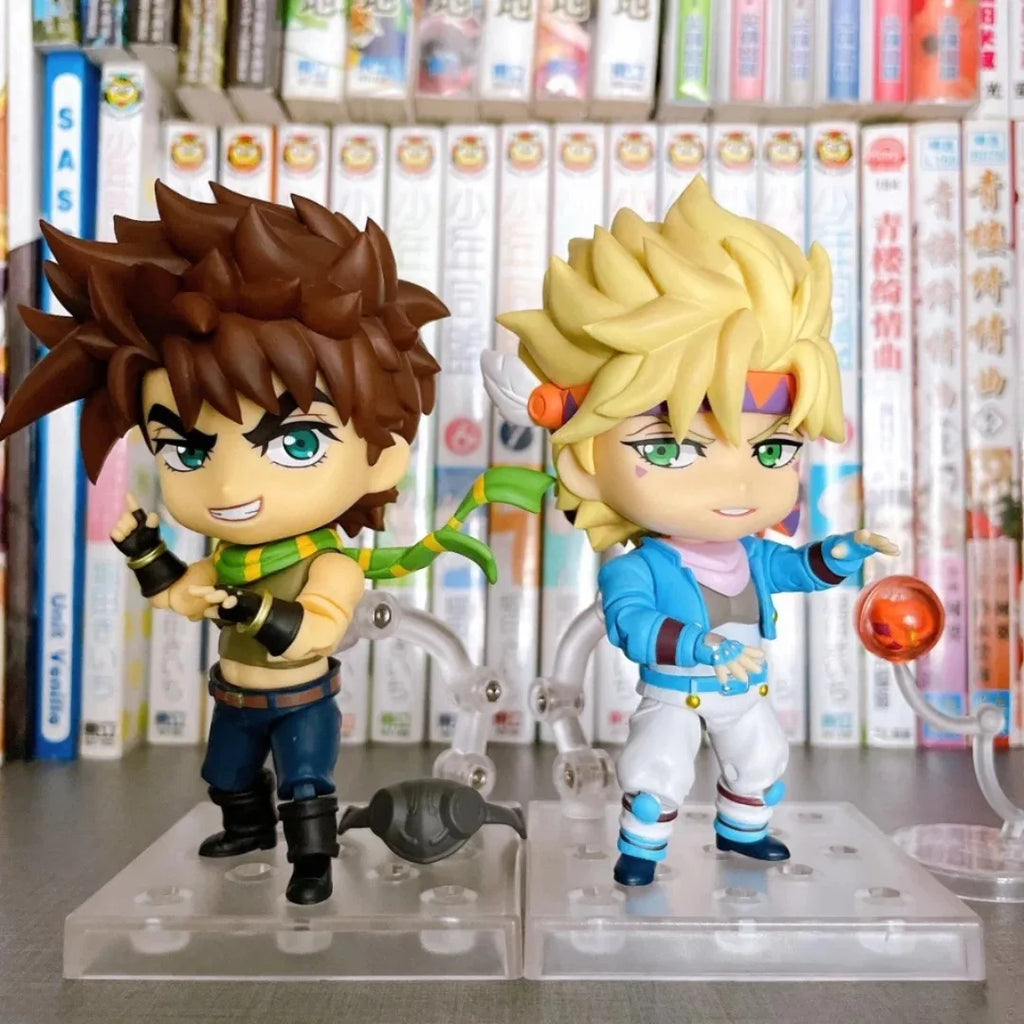 Jojo'S Bizarre Adventure Nendoroid Q Version Figures Jotaro Kujo Josuke Giorno Dio Jonathan Anime Collectible Desktop Decor