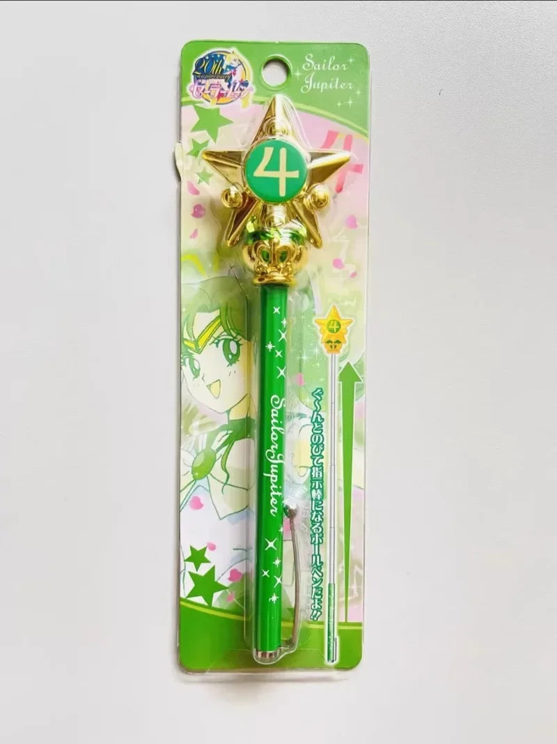 【IN SHELF】Sailor Moon 20th Anniversary Transformation Pen Anime Action Figures Model Kids Toy