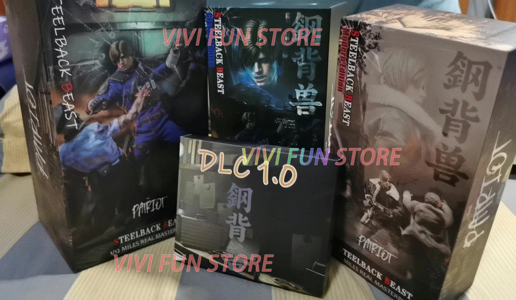 In Stock Originate Patriot Studio Leon STEELBACK BEAST 1/12 MILES REAL MASTERPIECE Movable Model Biohazard Game Toys