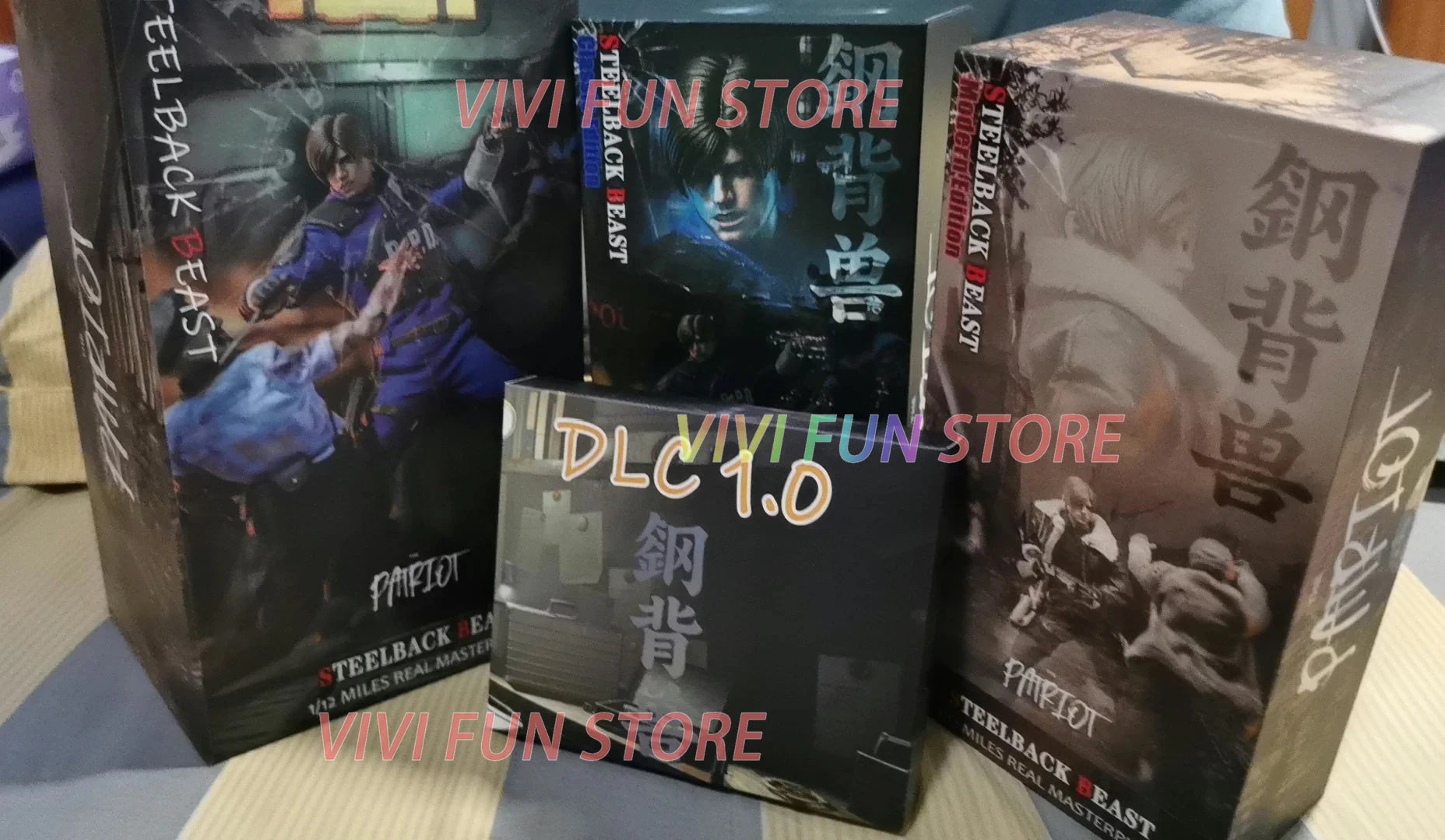 In Stock Originate Patriot Studio Leon STEELBACK BEAST 1/12 MILES REAL MASTERPIECE Movable Model Biohazard Game Toys