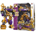 New Hot 6 In 1 Nbk 42cm Devastator Toy Transformation Ko Robot Car Combination Action Figure Excavator Blender Model Kid No Box