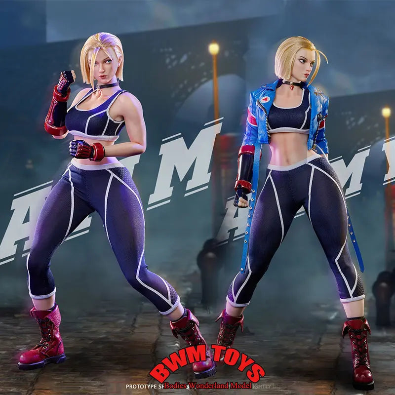 In Stock STAR MAN MS-012 1/6 Scale Female Soldier Cammy Blue Bee Agent Full Set 12inch Action Figure Doll Collection