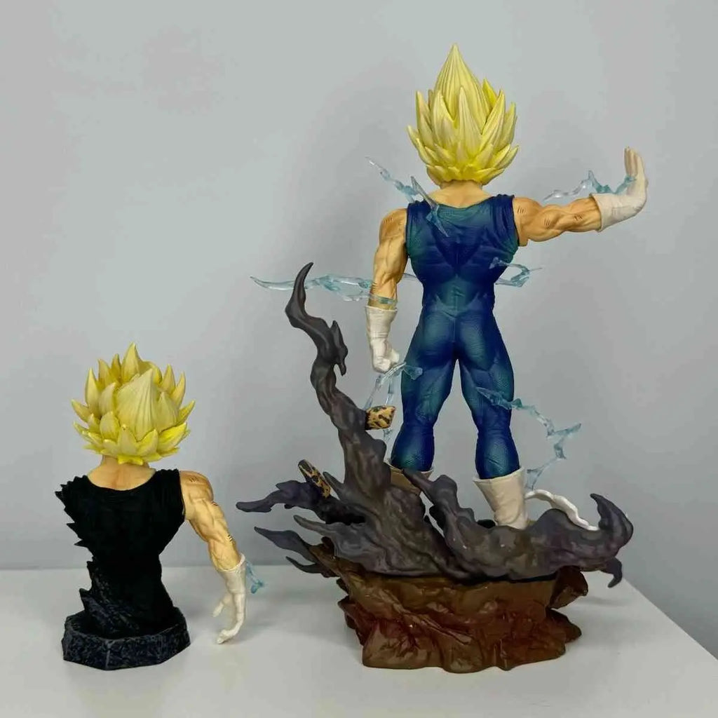 Dragon Ball Z Figur Majin Vegeta Anime Figur 22cm PVC Actionfiguren Dekoration Sammlung Modell Spielzeug Kinder Weihnachtsgeschenke
