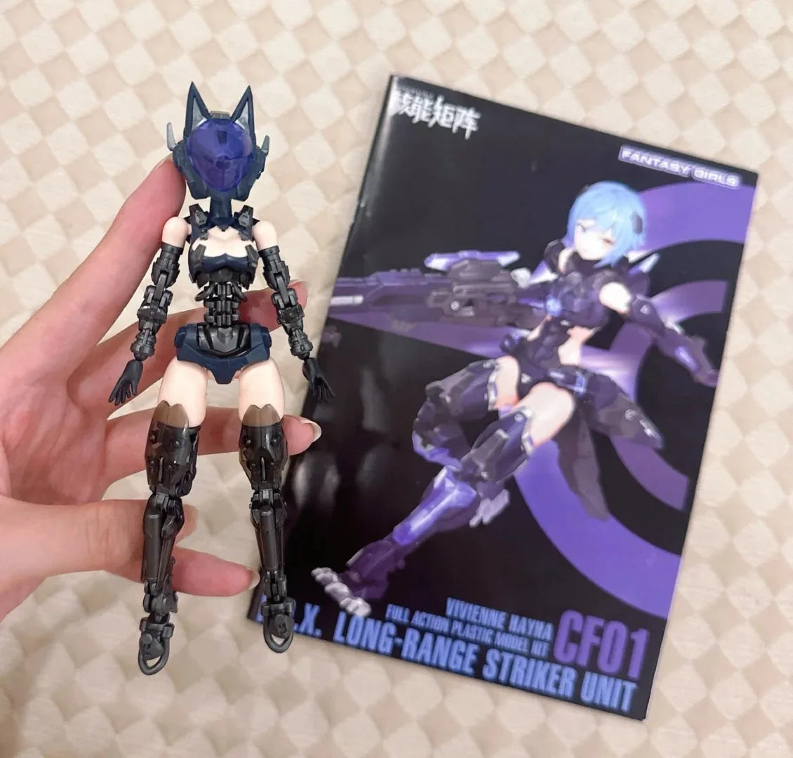 In Stock Nuke Matrix Cf03 Cyber Forest Fantasy Girls Vivienne Hayha Fox Long Range Striker Unit Figure Machine Girl For Gifts
