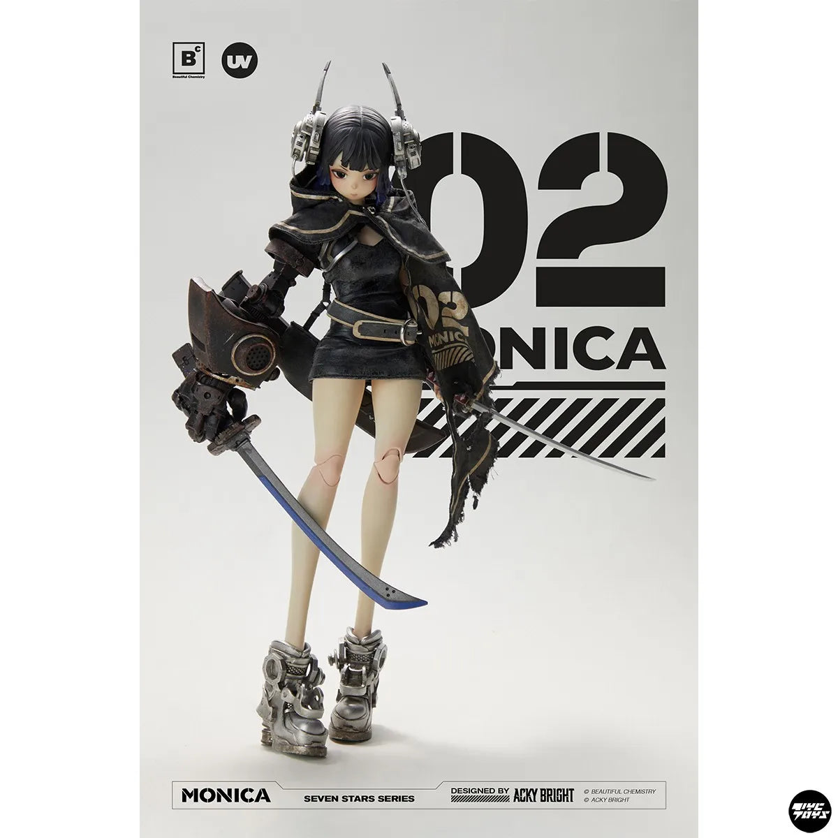 [In Stock] UNDERVERSE UV No. 02 MONICA 1/6 Action Figure UV202415 Figure Toy Collection