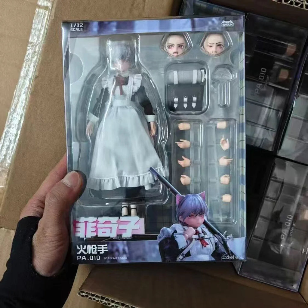 TYCTOYS In Stock Genuine HASUKI PA010 Fire Gunner Fitchi 1/12 Scale Action Figure 6inch Full Set Model Toys Ornament Present