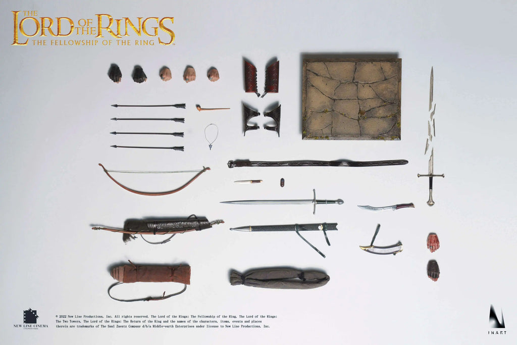 In Stock INART Queen Studios Aragorn The Lord of The Rings AG-A005S1  Rooted Hair Ver. Collectible Action Figure Anime Model Toy