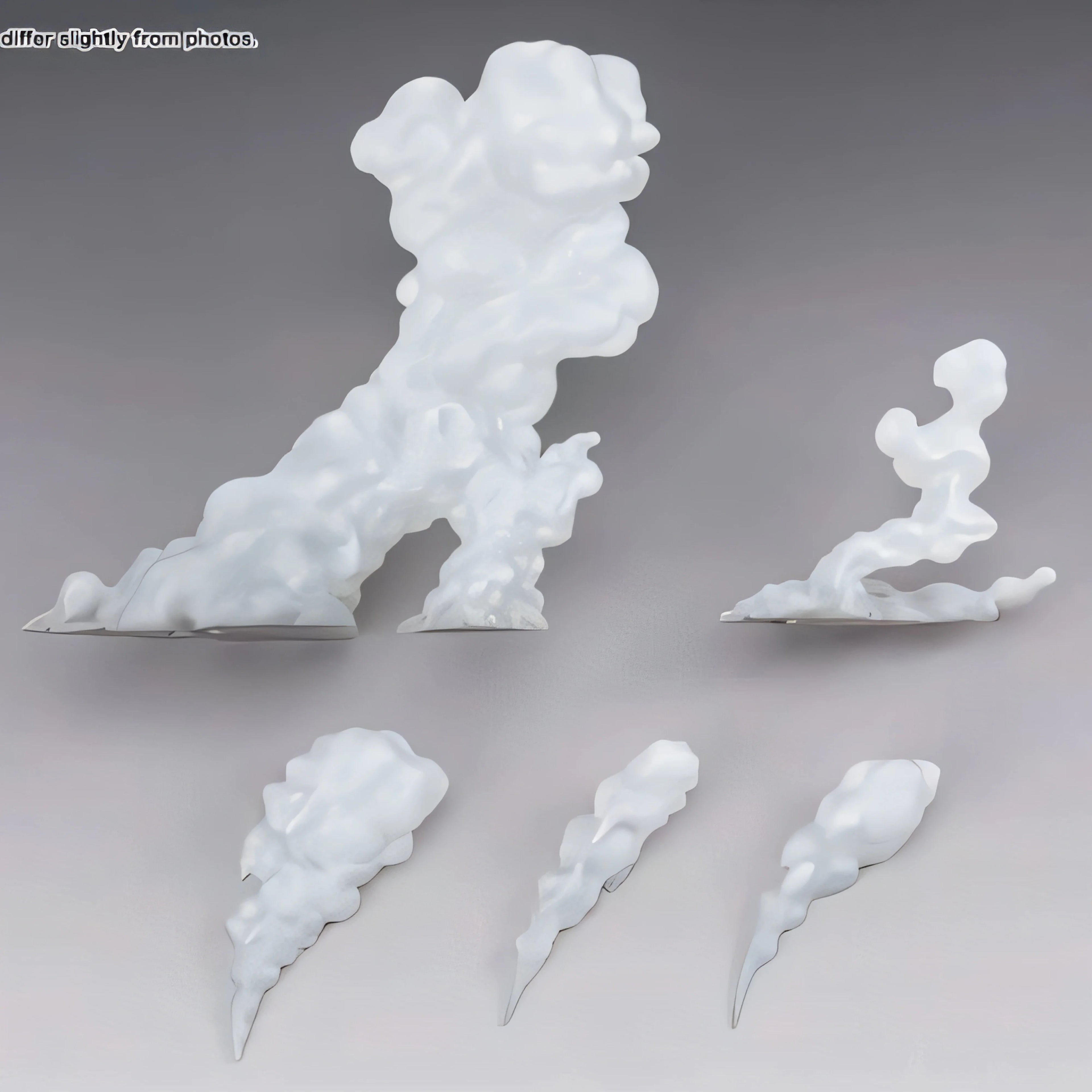 In Stock AC Factory AC Toys Effect Series S.H.F The Smoke Effect Piece White Ver. Action Anime Figures Collection Ko Model Toy